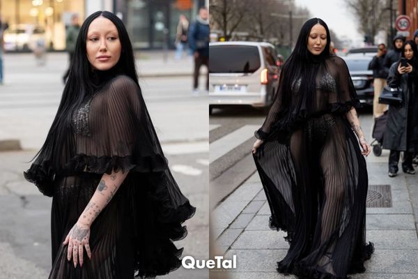 Noah Cyrus aplicó la de Florence Pugh en la Paris Fashion Week